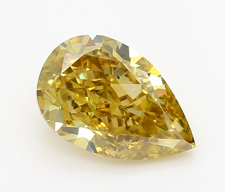 Pear 1.44 Fancy Deep Brownish Yellow SI1 GIA